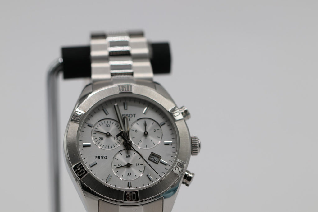 Tissot PR 100 Sport Chronograph Stainless Steel 38mm Watch T101.917.11.031.00
