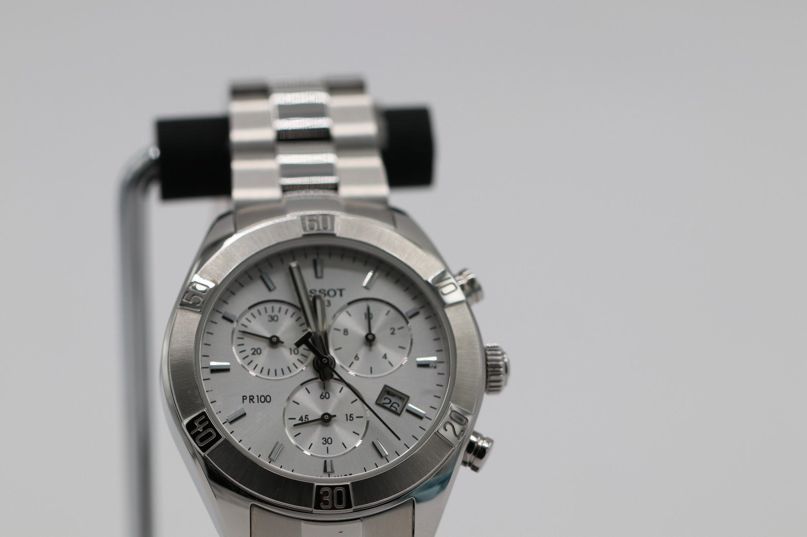 Tissot PR 100 Sport Chronograph Stainless Steel 38mm Watch T101.917.11.031.00