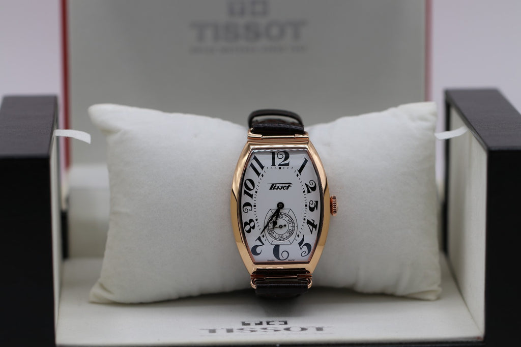 Tissot T1285053601200 Unisex Watch Analog Display Manual Movement Leather Band