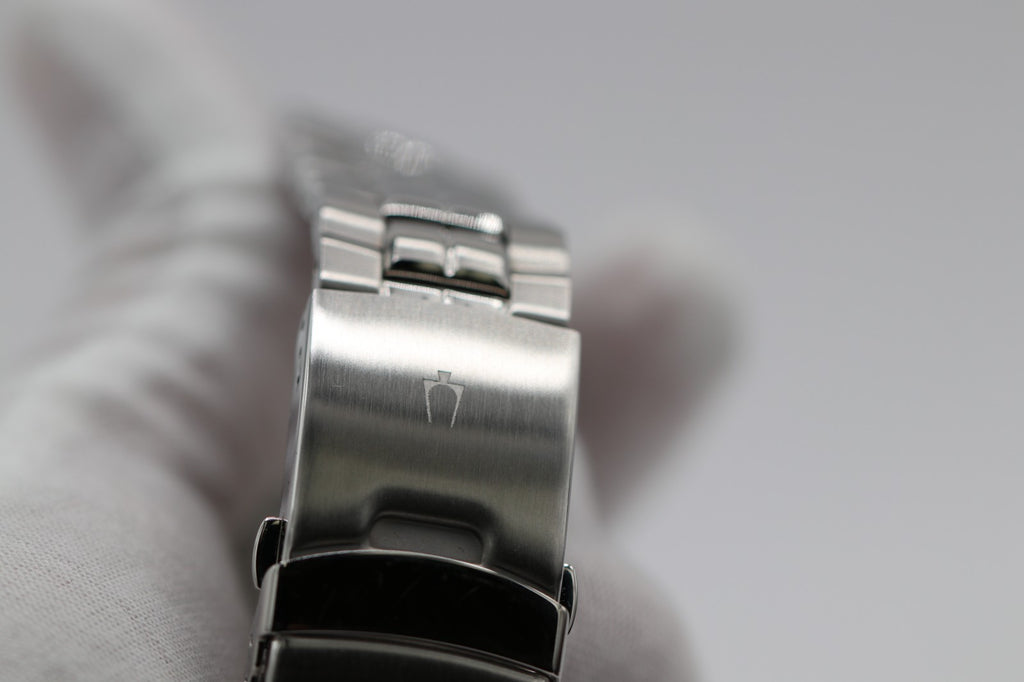 Bulova Marine Star Chronograph Stainless Steel Quartz Men's Watch 98B423