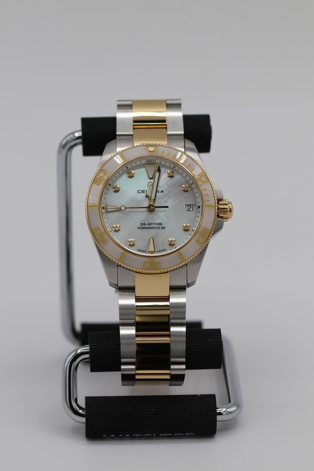 CERTINA Women Analog Automatic Casual Watch Classic Dress Mother of Pearl Dial