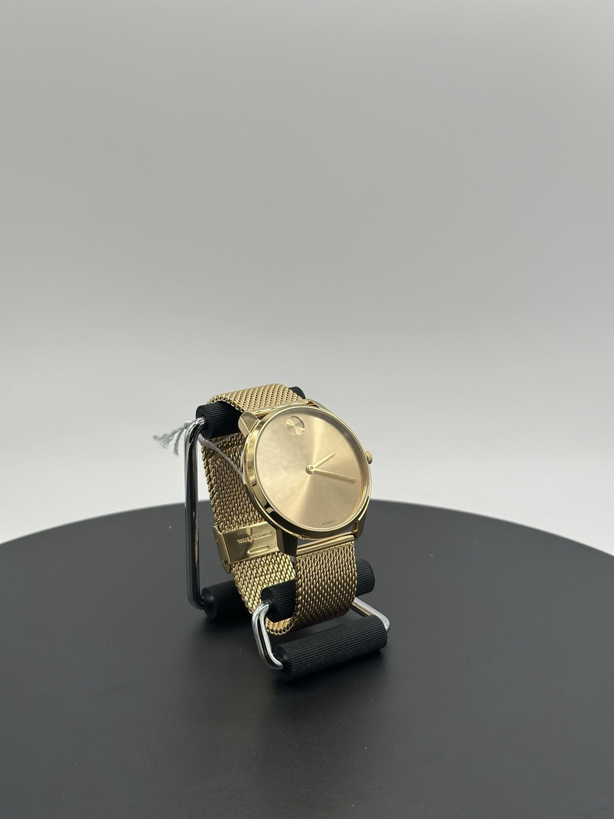 Movado Men's Watch 3600833 Bold Gold Dial Swiss Quartz Steel 42mm Mesh Band