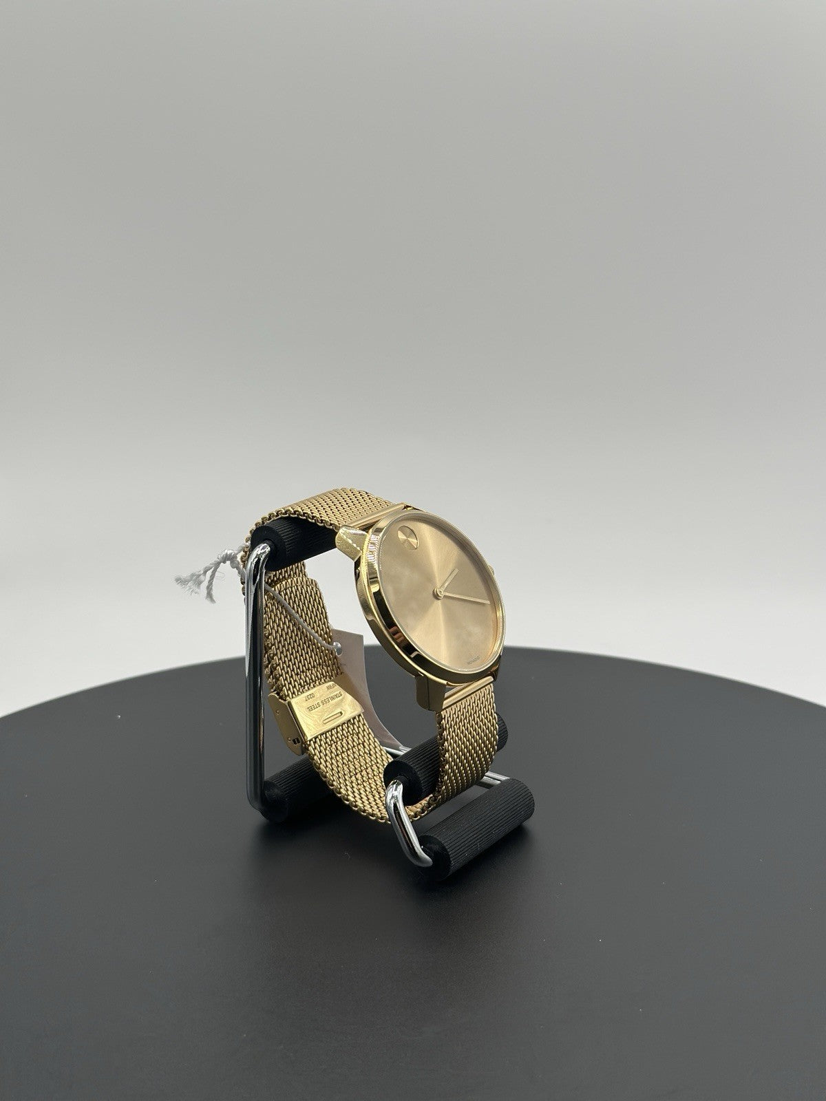 Movado Men's Watch 3600833 Bold Gold Dial Swiss Quartz Steel 42mm Mesh Band