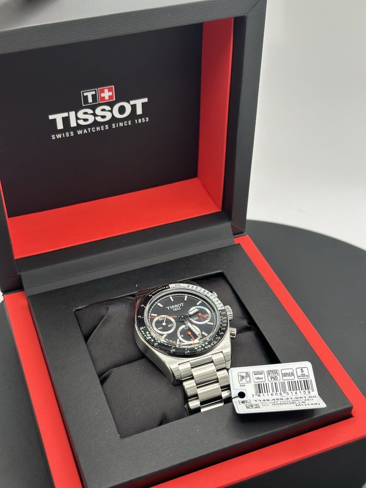 Tissot T-Sport Chronograph Manual Wind Black Dial Men's Watch T149.459.21.051.00