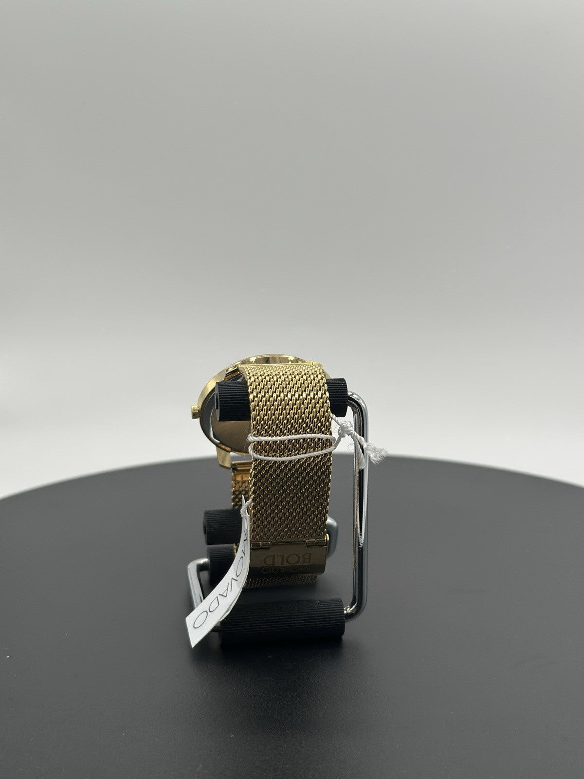 Movado Men's Watch 3600833 Bold Gold Dial Swiss Quartz Steel 42mm Mesh Band