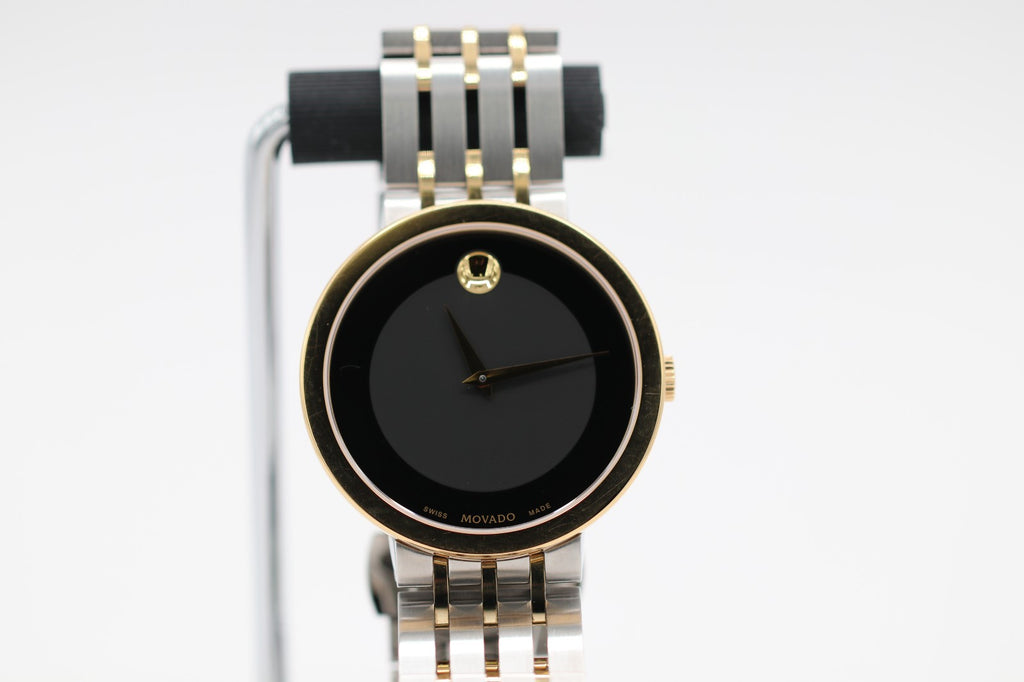 Movado Esperanza Black Museum Men's Watch  39mm 607058