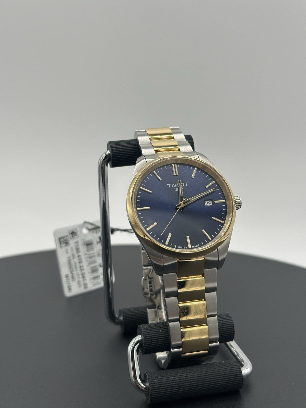 Tissot PR 100 Blue Dial Two-Tone Quartz Men's Watch T1504102204100