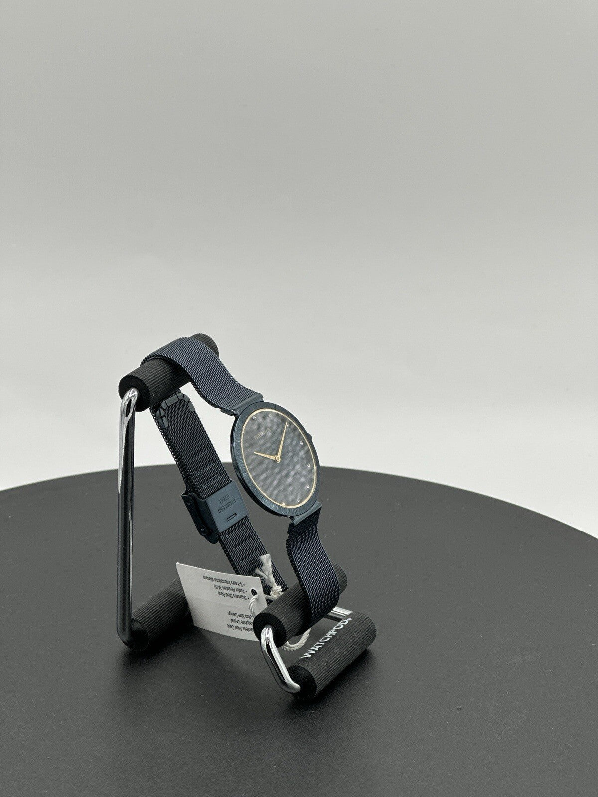 Bering Classic Women's 32mm Crystal Accent Blue MOP Dial Watch NEW 18132-399