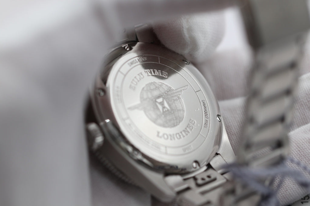 Longines Spirit Zulu Time 42mm Black Dial Steel Men's Watch L38124536