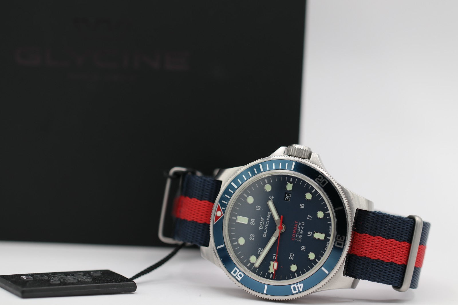 Glycine Combat Sub GL0257 Stunning Cadet Blue Dial