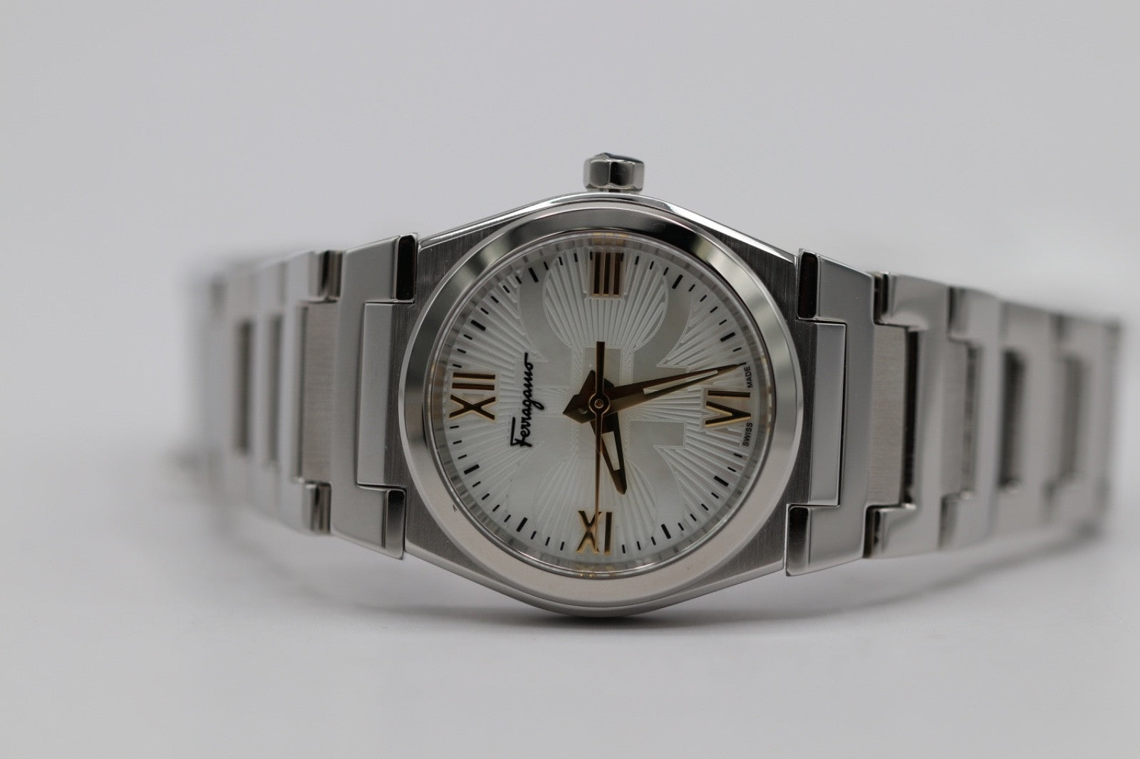Ferragamo Women's SFYG00121 Vega Pair Quartz Stainless Steel Swiss Watch