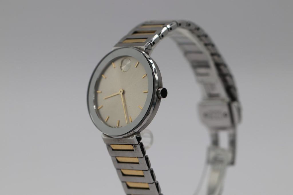 Movado BOLD Horizon 3601091 Taupe Dial Stainless Steel 34MM Ladies Watch