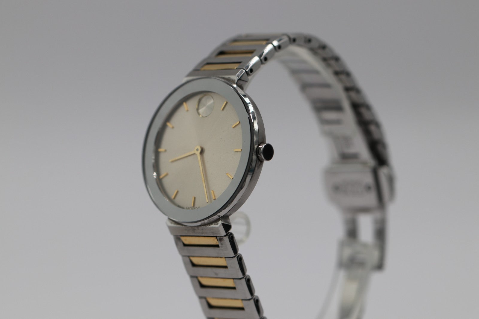 Movado BOLD Horizon 3601091 Taupe Dial Stainless Steel 34MM Ladies Watch