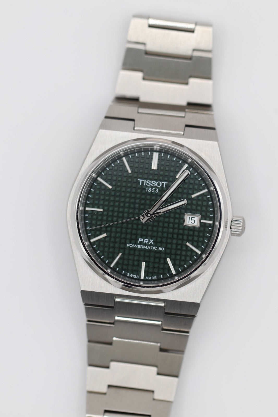 Tissot PRX T1374071109100 Powermatic 80 Automatic Watch Green Dial