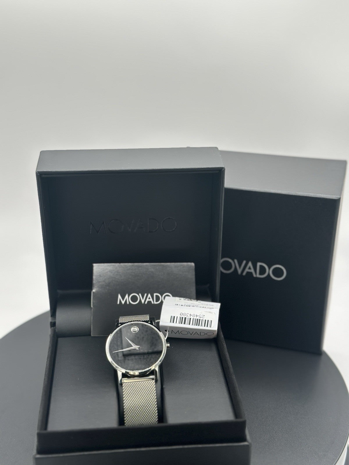 Movado Men's Museum Black Dial Watch - 607219
