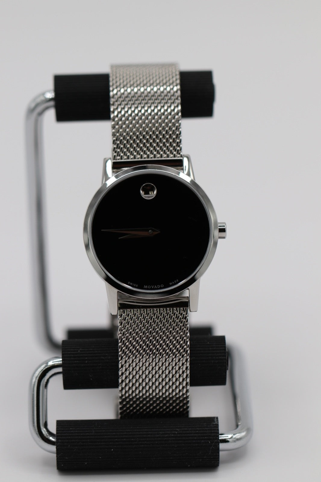 Movado Museum Women's Watch-Swiss Quartz, SS Mesh Bracelet 28mm 0607220