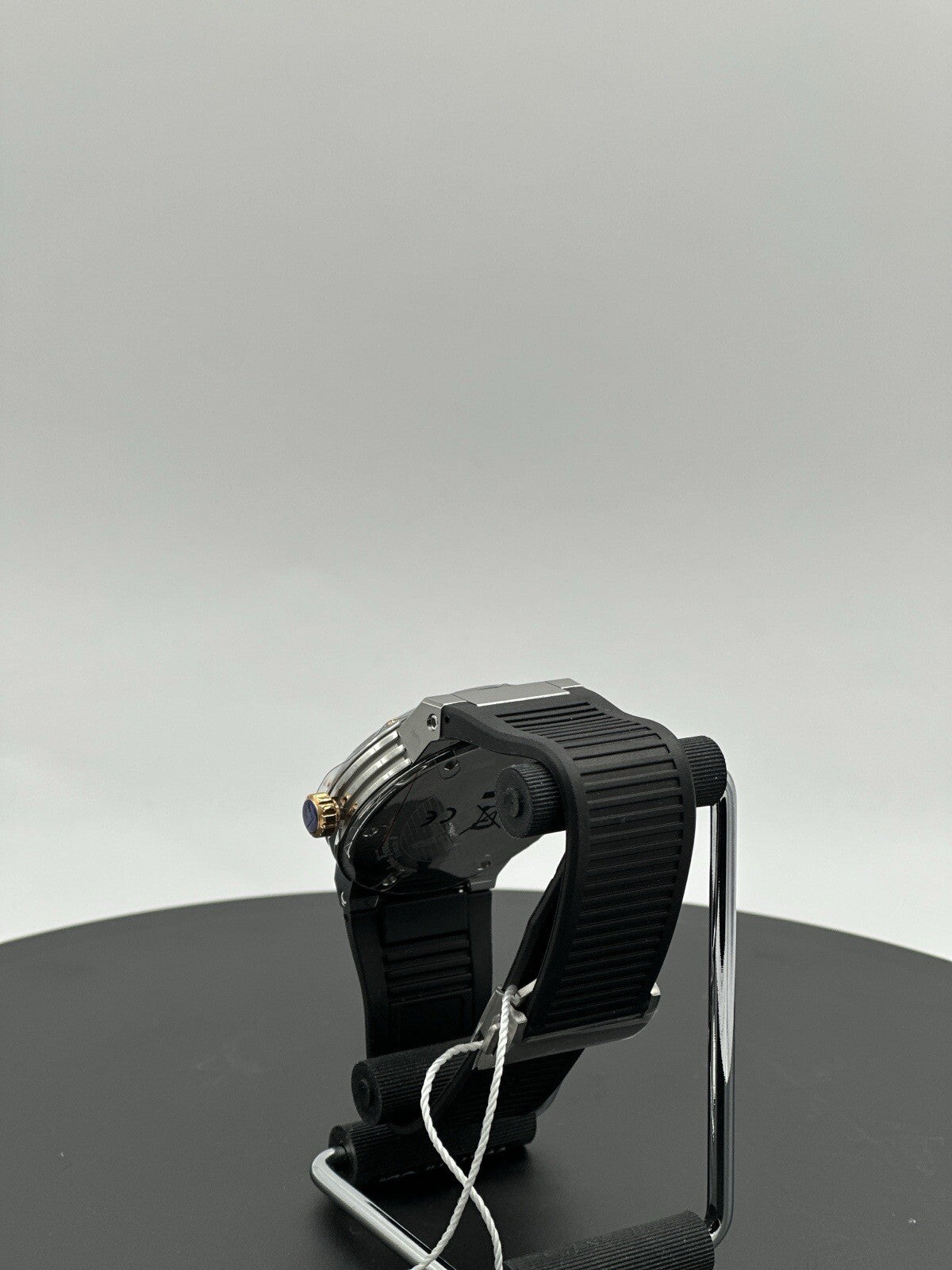 Salvatore Ferragamo F-80 44 mm Silver Stainless Steel with Black Rubber $1,195