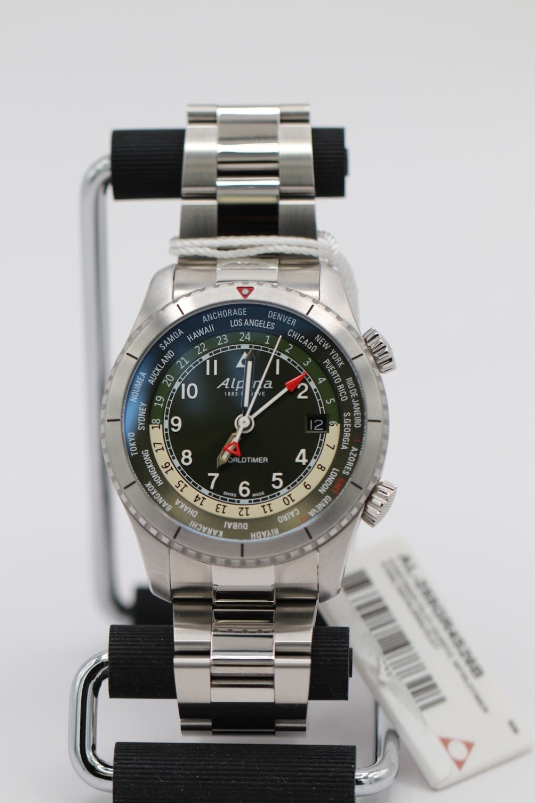 Alpina Startimer Worldtimer 41 mm Men's Quartz Watch AL-255GR4S26B