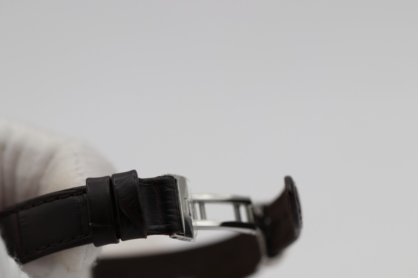 Tissot Tradition 5.5 Lady T0632091603800 - 31mm Silver Dial, Brown Leather Strap