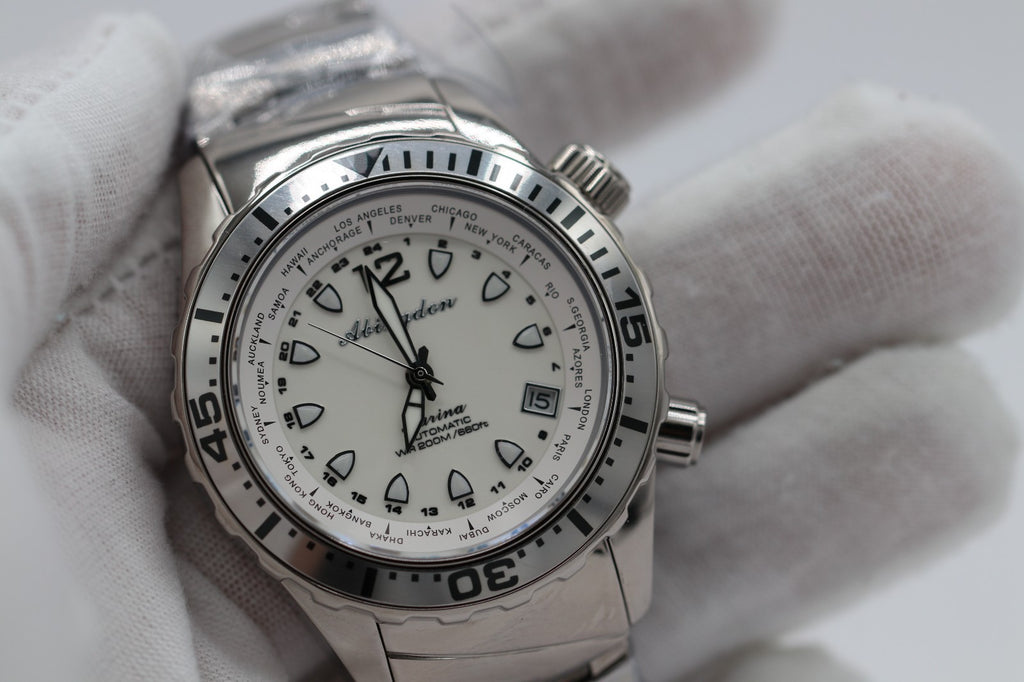 Abingdon Co. Women's Marina Diver's Multifunctional Titanium Bracelet  40mm