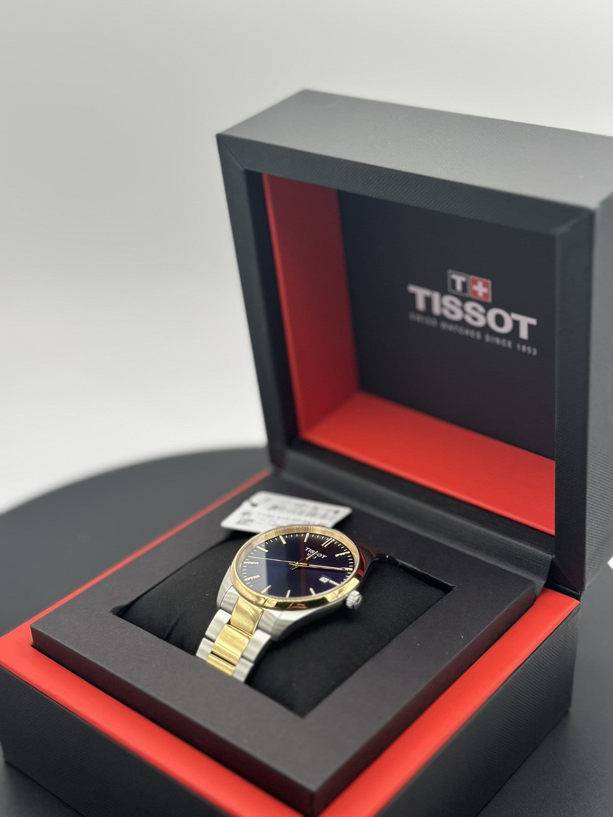 Tissot PR 100 Blue Dial Two-Tone Quartz Men's Watch T1504102204100