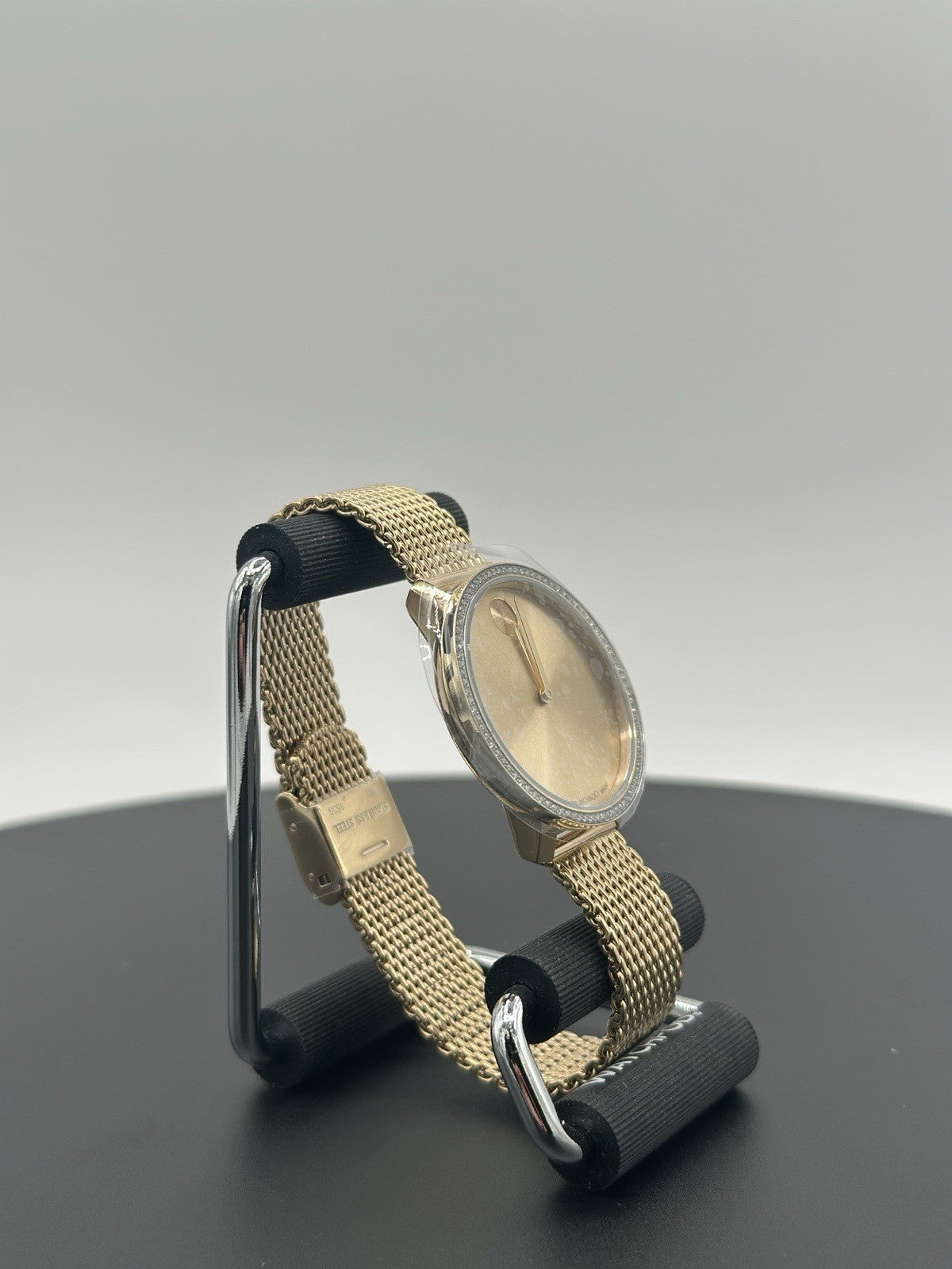 Movado Women's Watch 3600841 Bold Swiss Quartz Gold Dial Stainless Steel 34mm