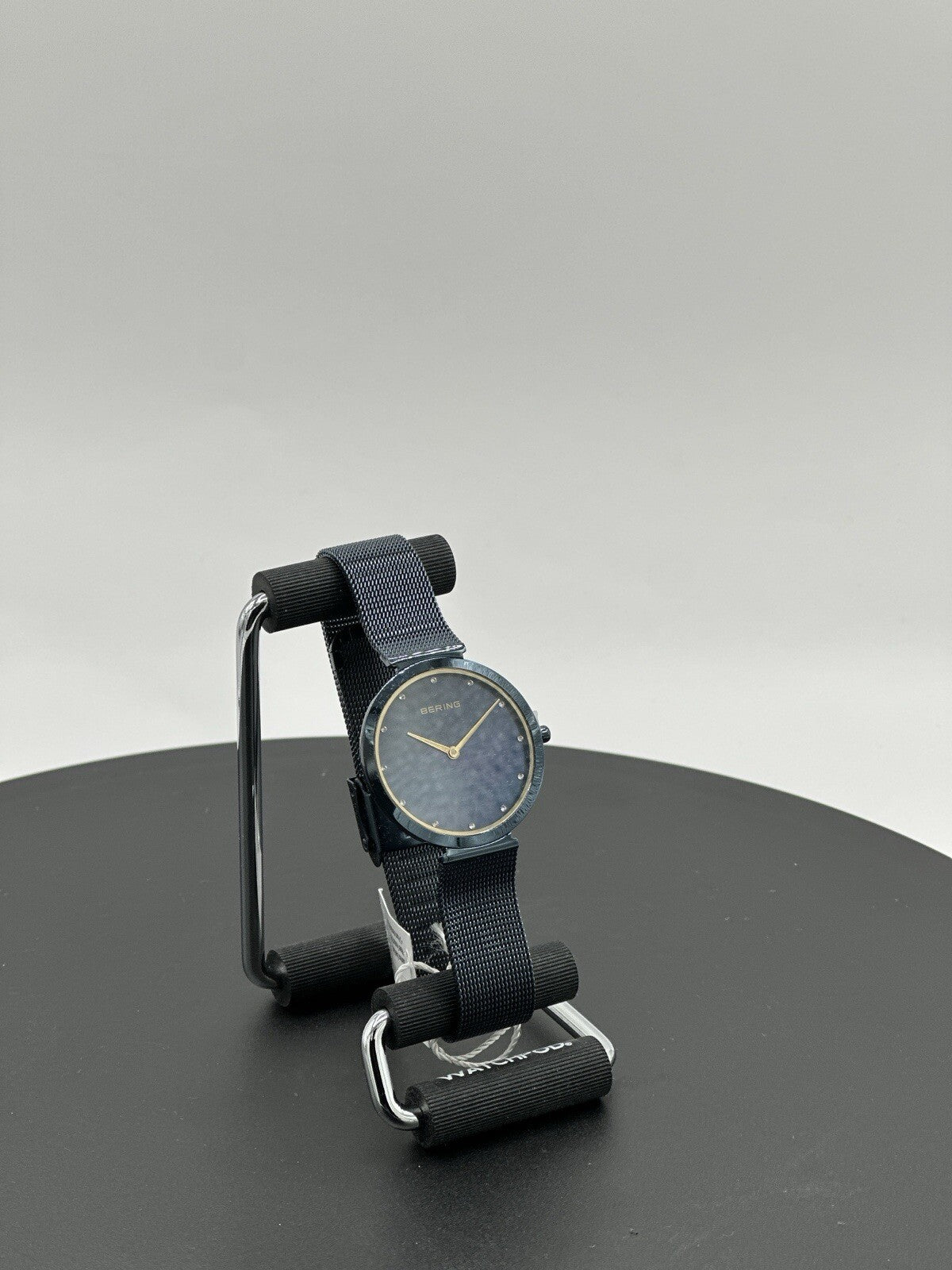 Bering Classic Women's 32mm Crystal Accent Blue MOP Dial Watch NEW 18132-399
