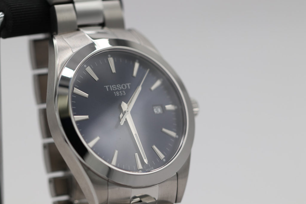 TISSOT Gentleman T127.410.11.041.00 Quartz Blue Dial Men's Watch 40mm