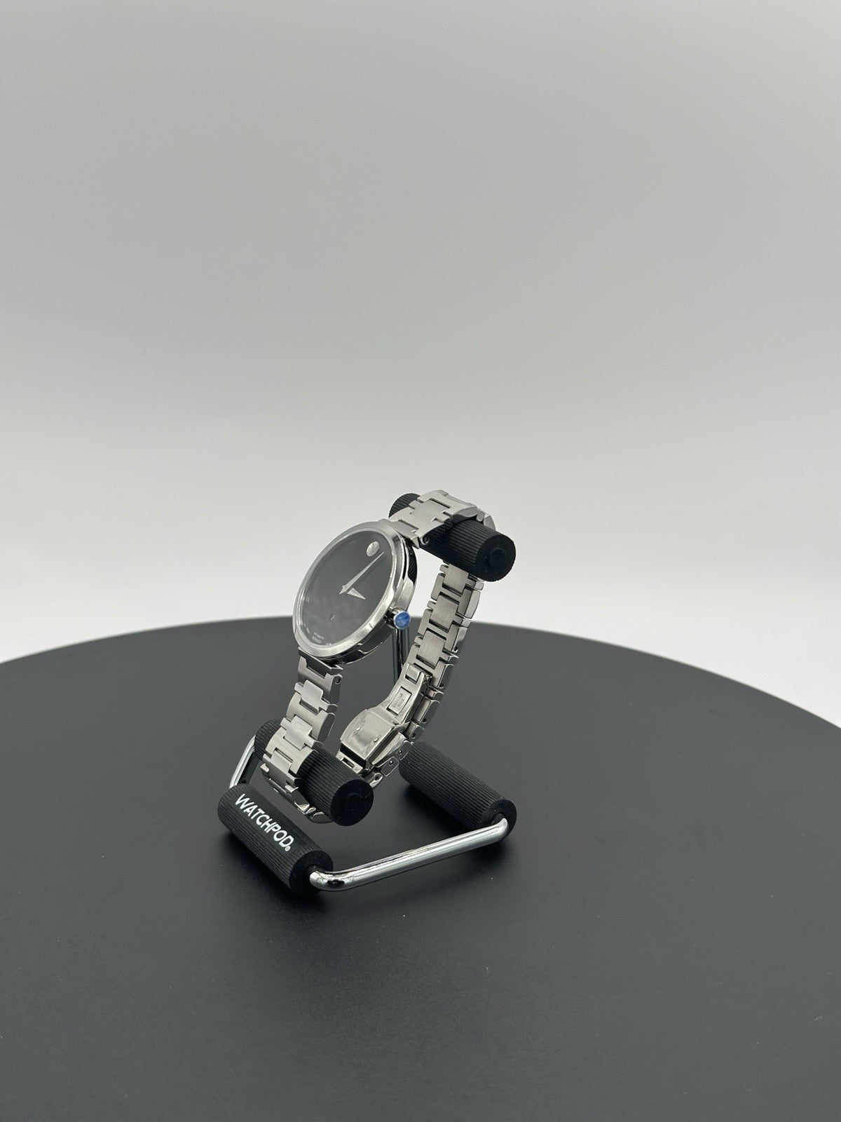 Movado Museum Classic Automatic Black Dial Stainless Steel Women's Watch 0607678