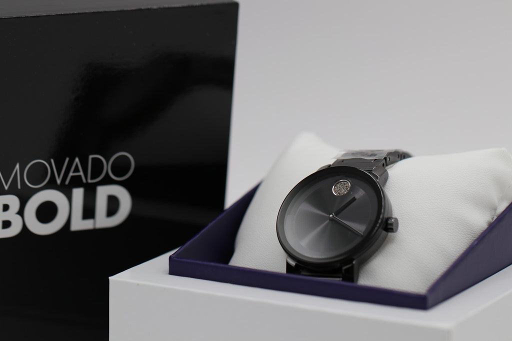 Movado Bold Evolution 2.0 Women's Black Ceramic Quartz Watch 3601235
