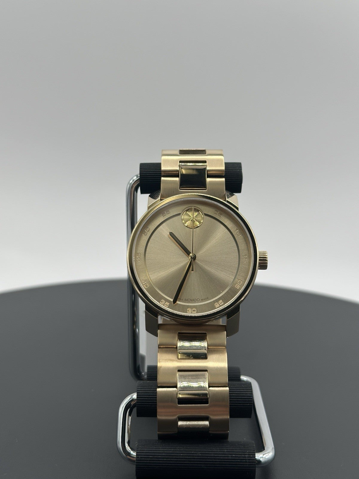 Movado 3600912 Men's New Bold Access Gold-Tone Dial Quartz Watch
