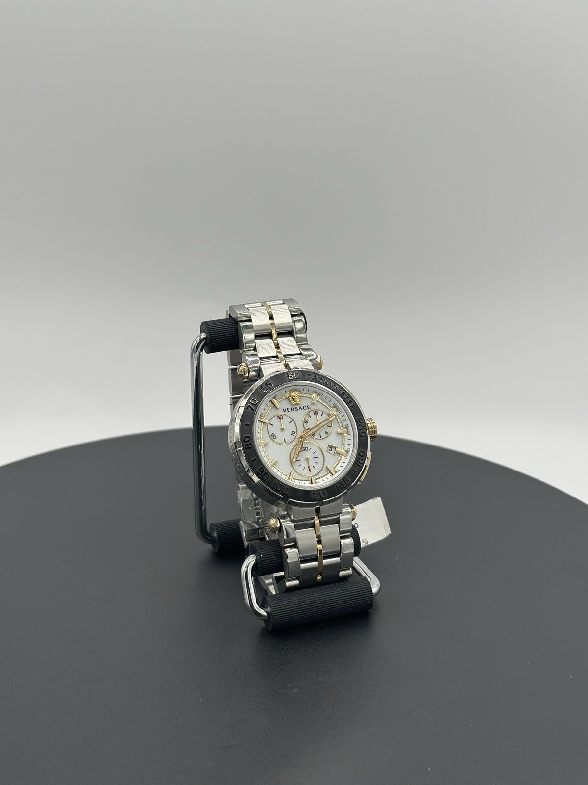 Versace Wristwatch GRECA CHRONO Chronograph Silver dial Stainless steel NEW