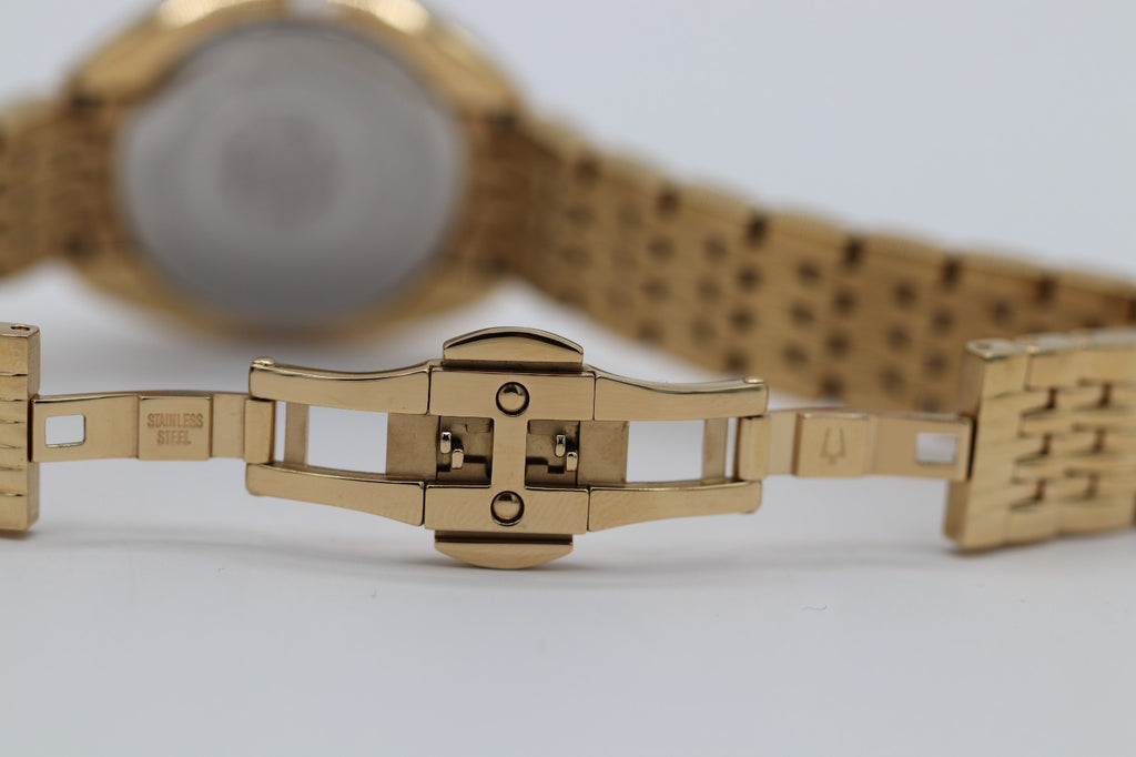 Bulova 98R298 Classic Diamond Stainless Steel Quartz Ladies Watch