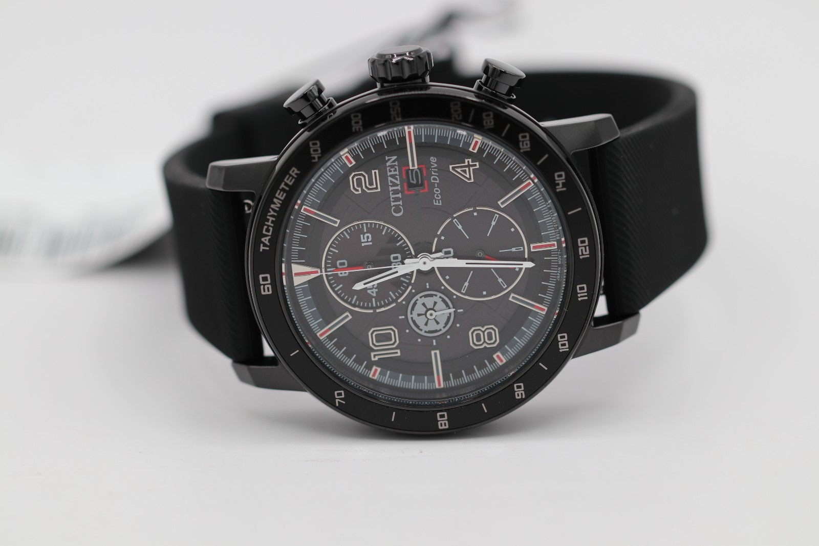 Citizen StarWars Darth Vader Eco-Drive Chrono Mens Watch CA0764-08W / MSRP $425
