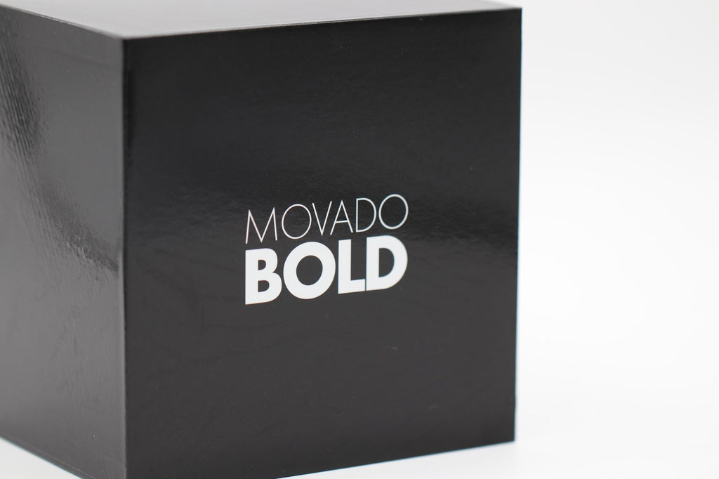 Movado Bold Access Quartz Pink Dial Leather Strap Ladies Watch 3601162