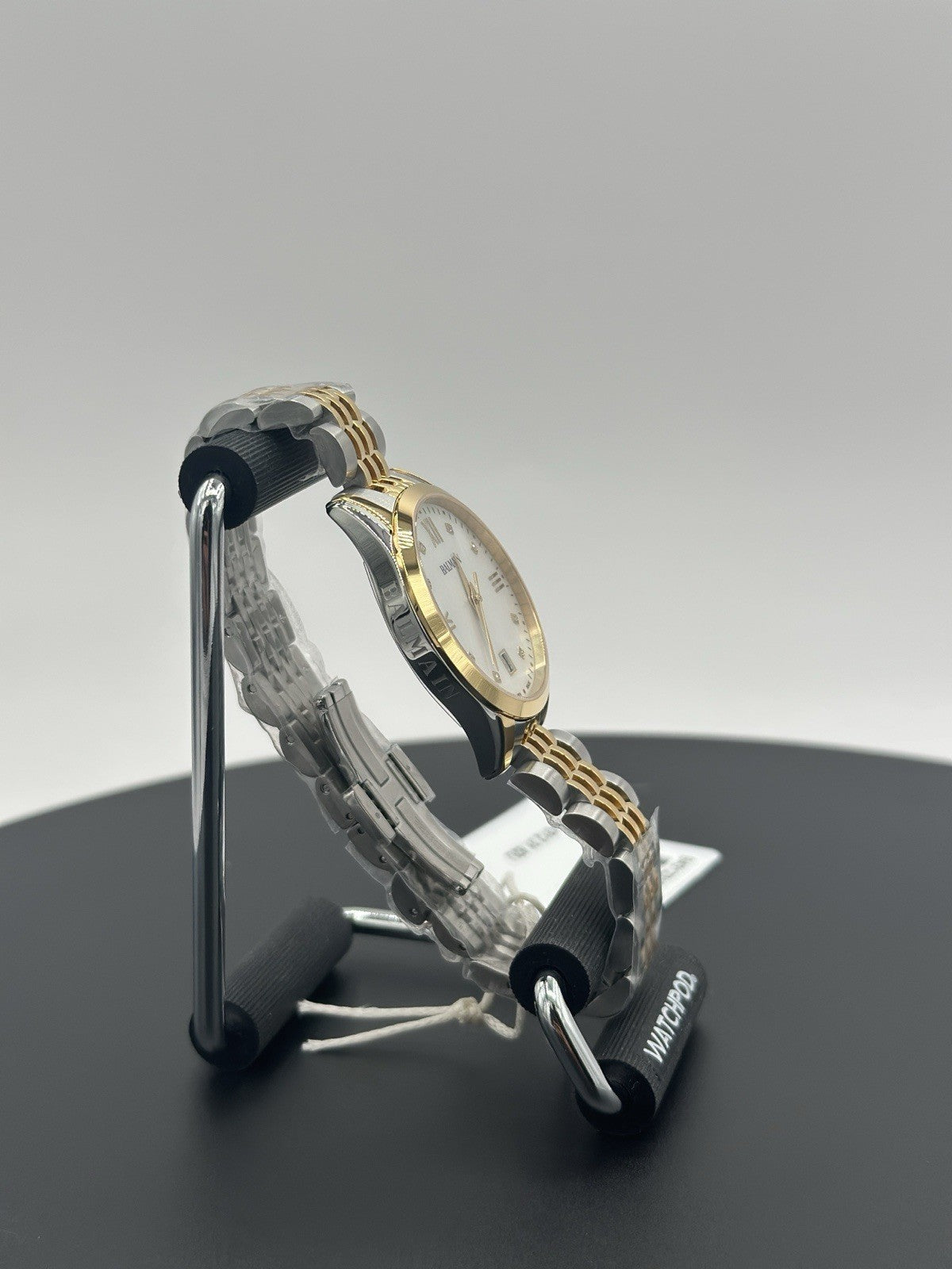 NEW Balmain B43123182 Swiss Classic R Diamond 2-Tone Stainless Bracelet Watch
