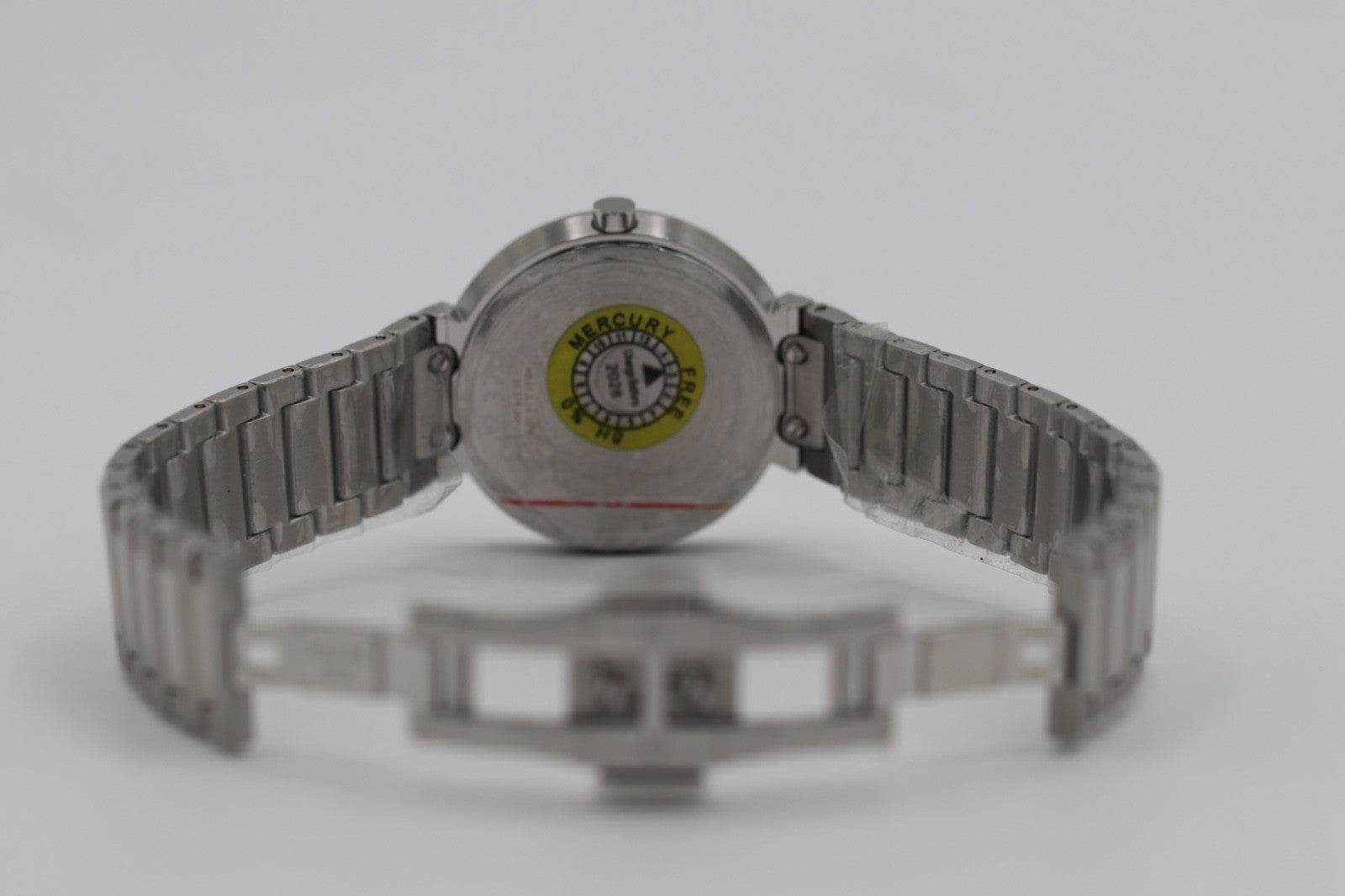 NEW Movado BOLD Horizon 3601090 Silver Dial Stainless Steel 34MM Ladies Watch