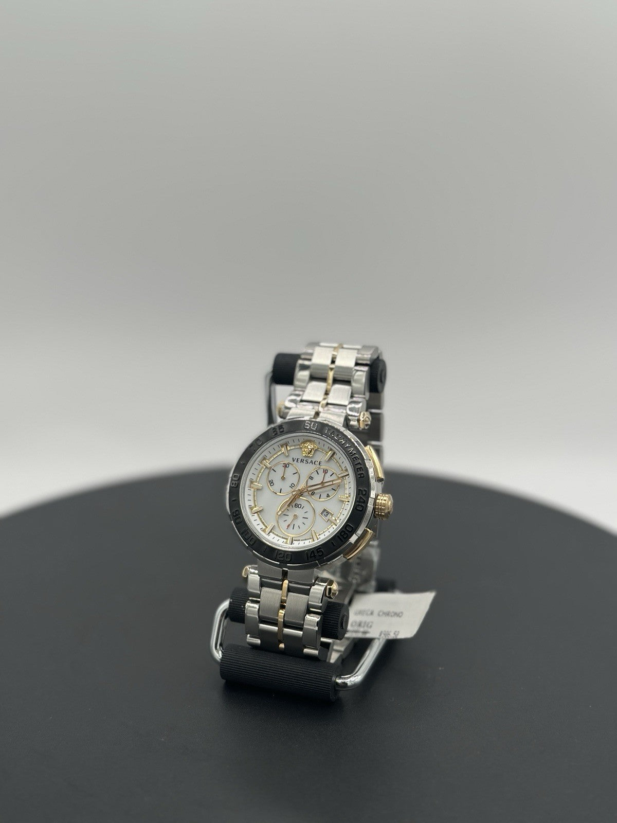 Versace Wristwatch GRECA CHRONO Chronograph Silver dial Stainless steel NEW