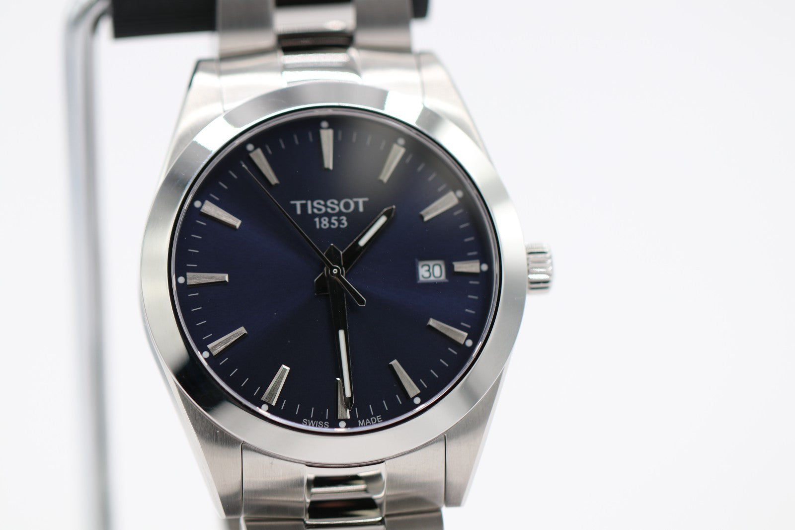 TISSOT Gentleman T127.410.11.041.00 Quartz Blue Dial Men's Watch 40mm