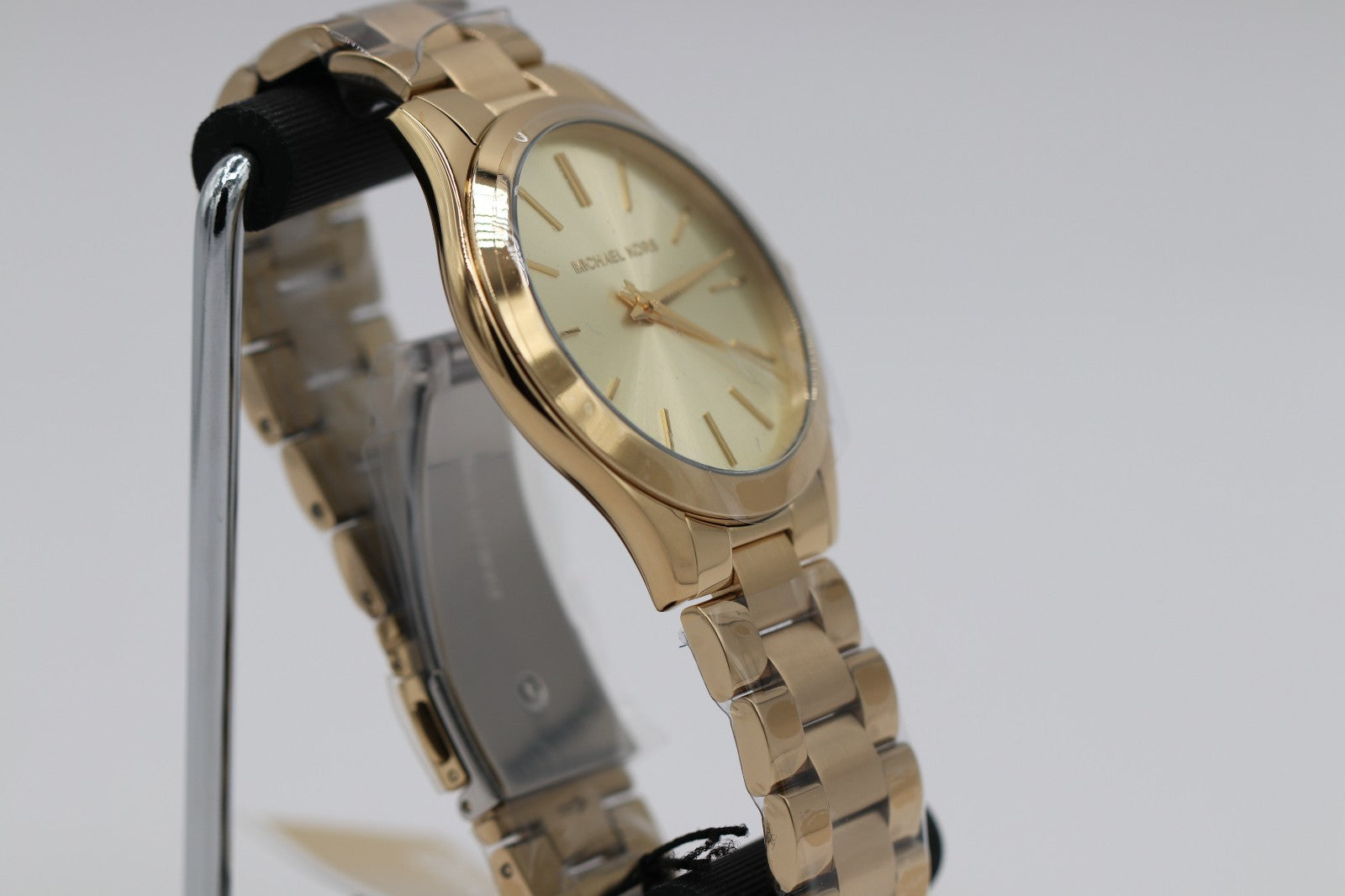 Michael Kors Slim Runway 42 mm SS Case Women's Gold-Tone Watch MK3179