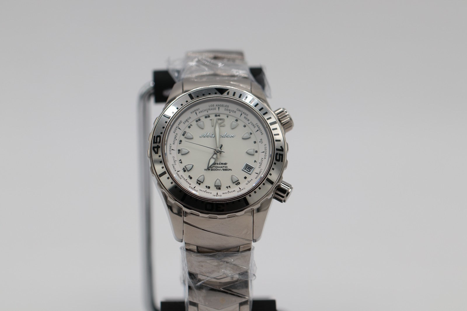 Abingdon Co. Women's Marina Diver's Multifunctional Titanium Bracelet  40mm