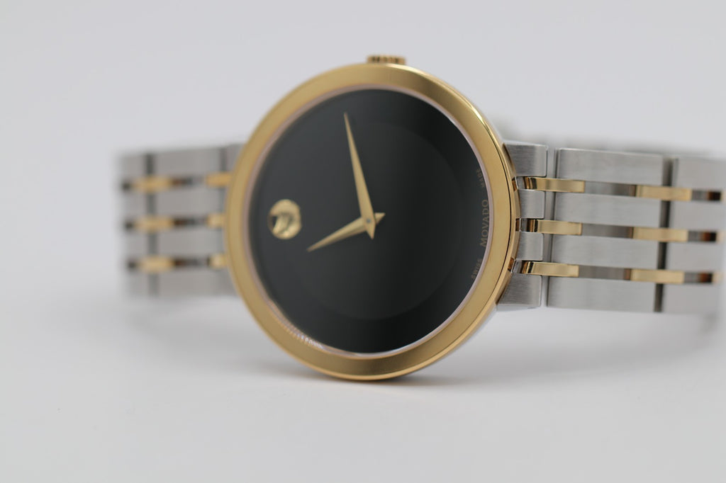 Movado Esperanza Black Museum Men's Watch  39mm 607058