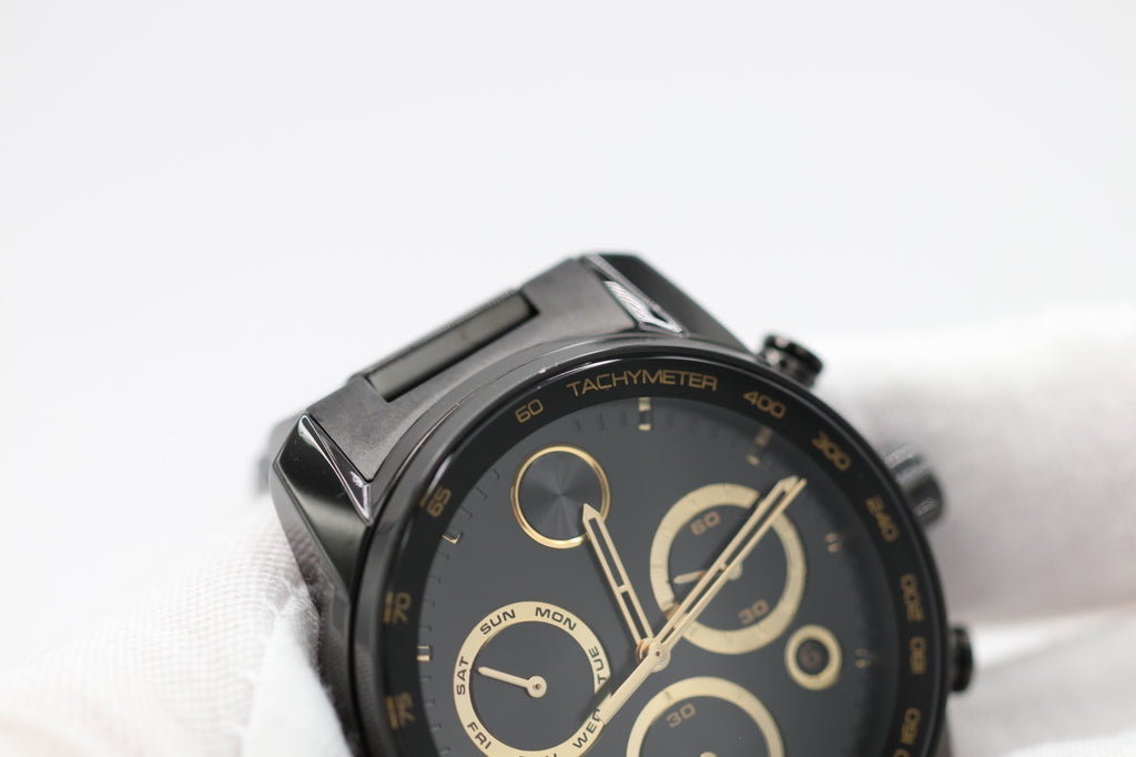 Movado BOLD Verso Chronograph Black Ion-Plated Bracelet Watch | 44mm | 3600906