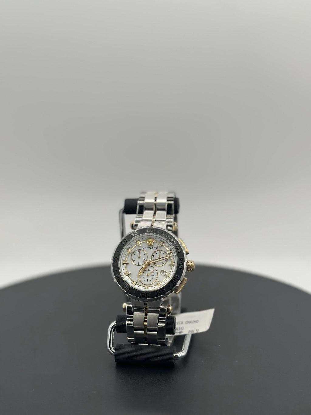 Versace Wristwatch GRECA CHRONO Chronograph Silver dial Stainless steel NEW