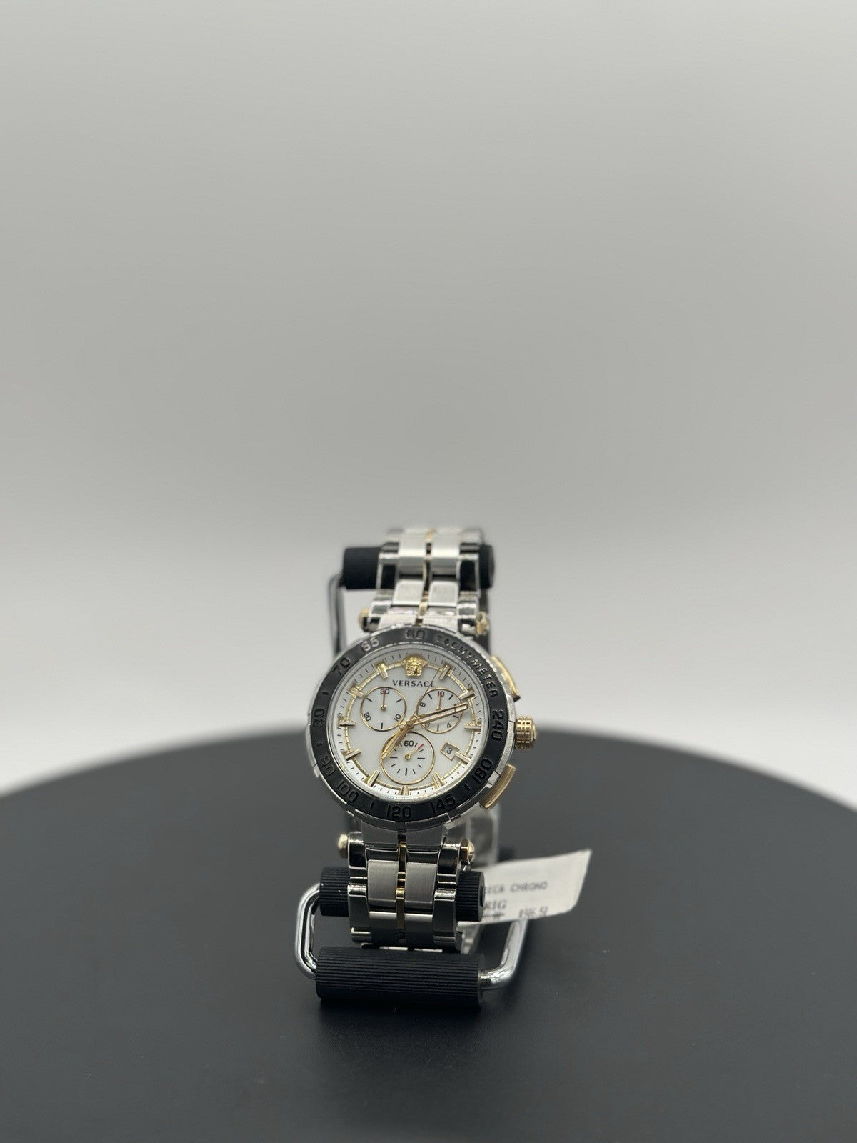 Versace Wristwatch GRECA CHRONO Chronograph Silver dial Stainless steel NEW