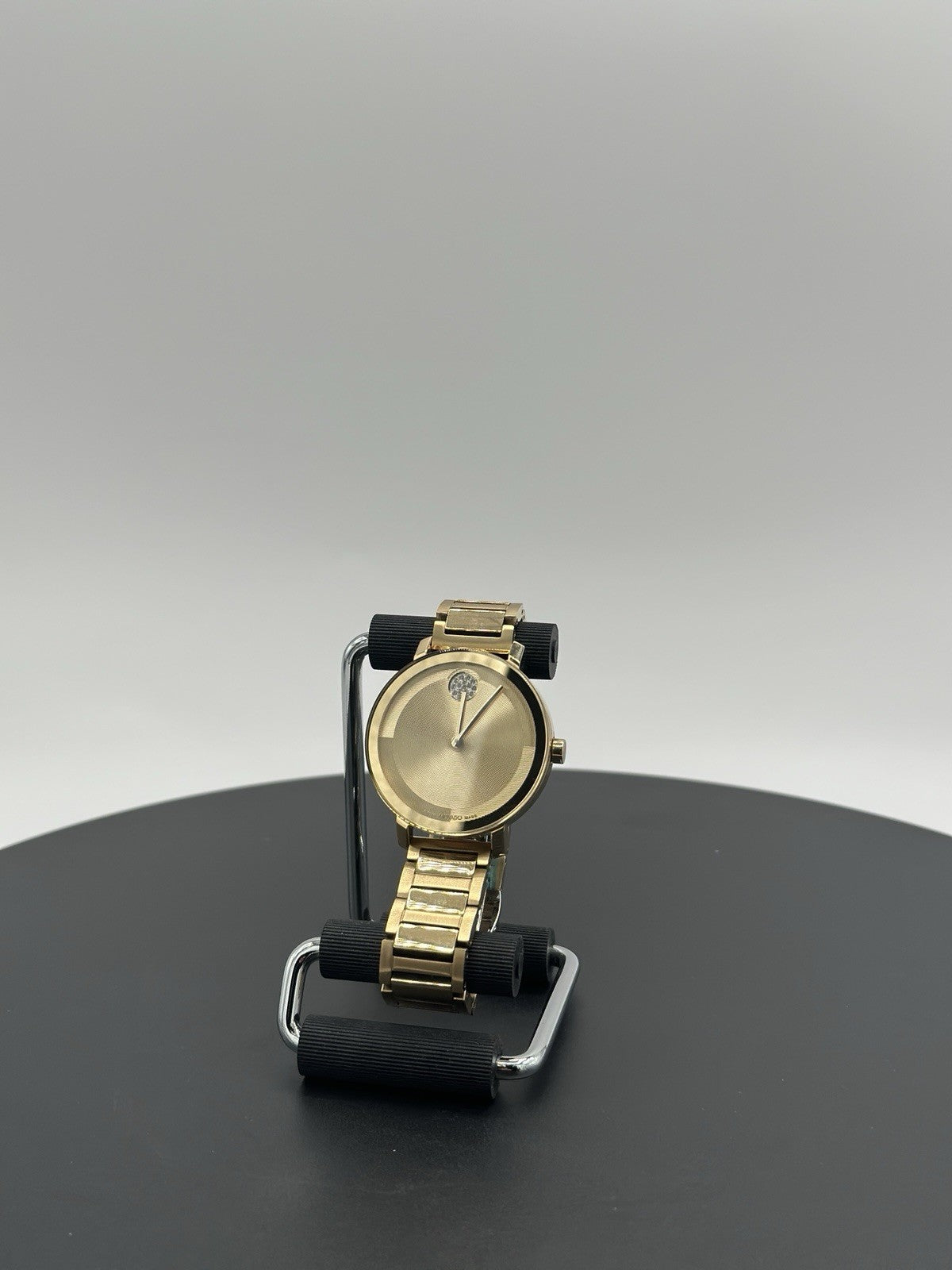 Movado Women's Watch 3601106 Bold Swiss Quartz Gold Dial Stainless Steel 34mm