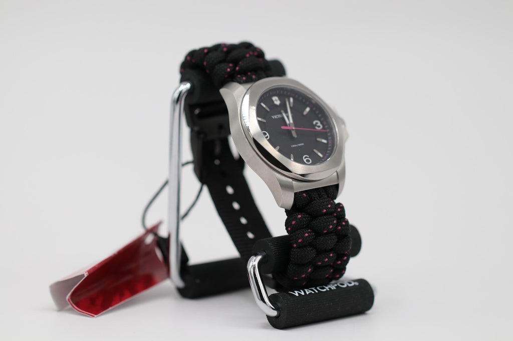 New Victorinox Swiss Army I.N.O.X. V Quartz Black Dial Women's Watch 241918