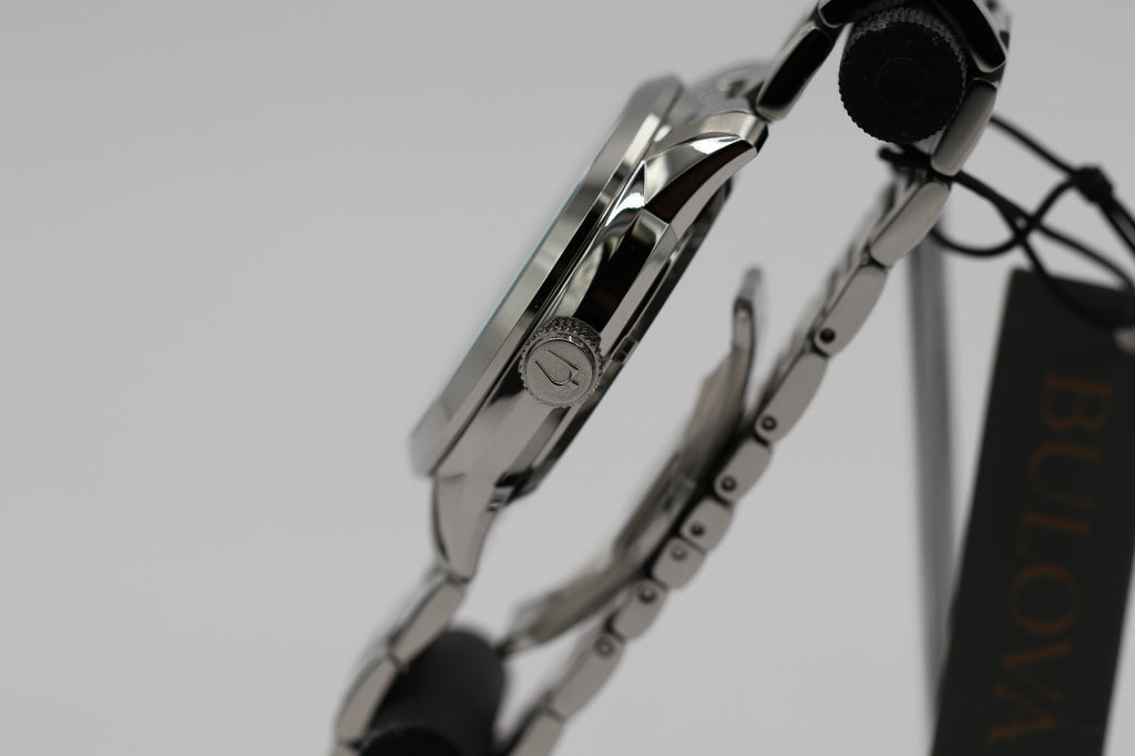 Bulova Classic BUL 96A208 Automatic SS Skeleton 21 Jewels Men's Watch