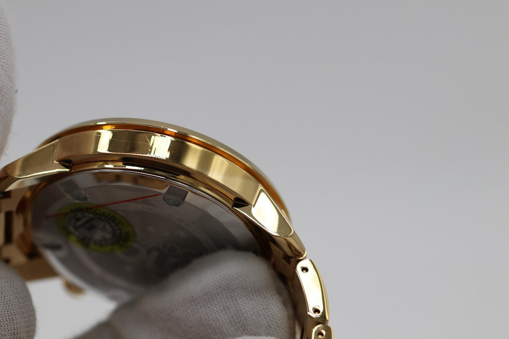 Movado Bold Gold Chronograph Dial Men's Watch 3600485