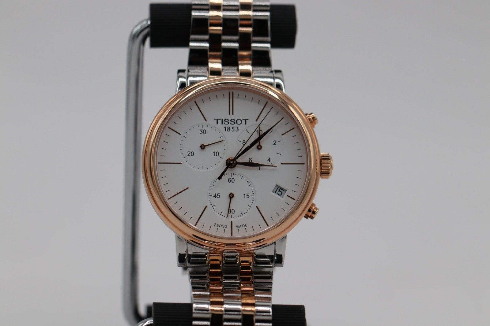 Tissot Carson Premium Rose Gold White Dial 41m Mens Watch T1224172201100